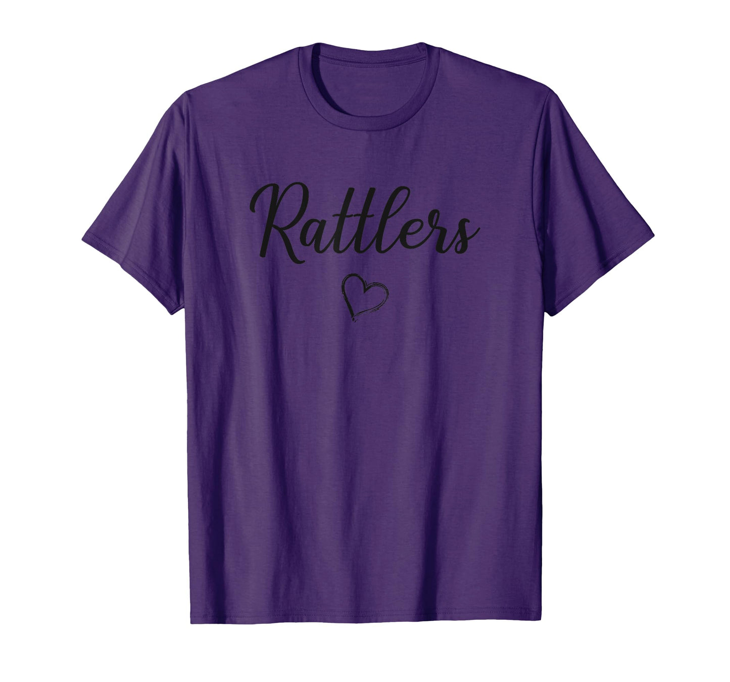 Ronald Reagan Rattlers Above Small Heart T-Shirt