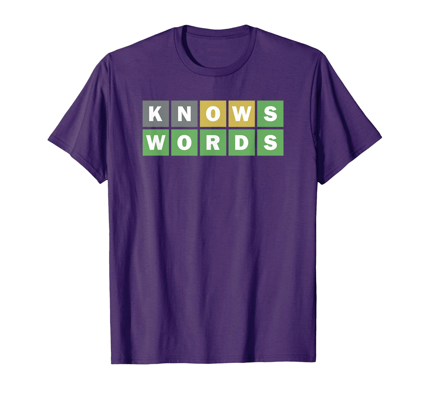 Knows Words | Word Guessing Game | Guess The Word Game T-Shirt