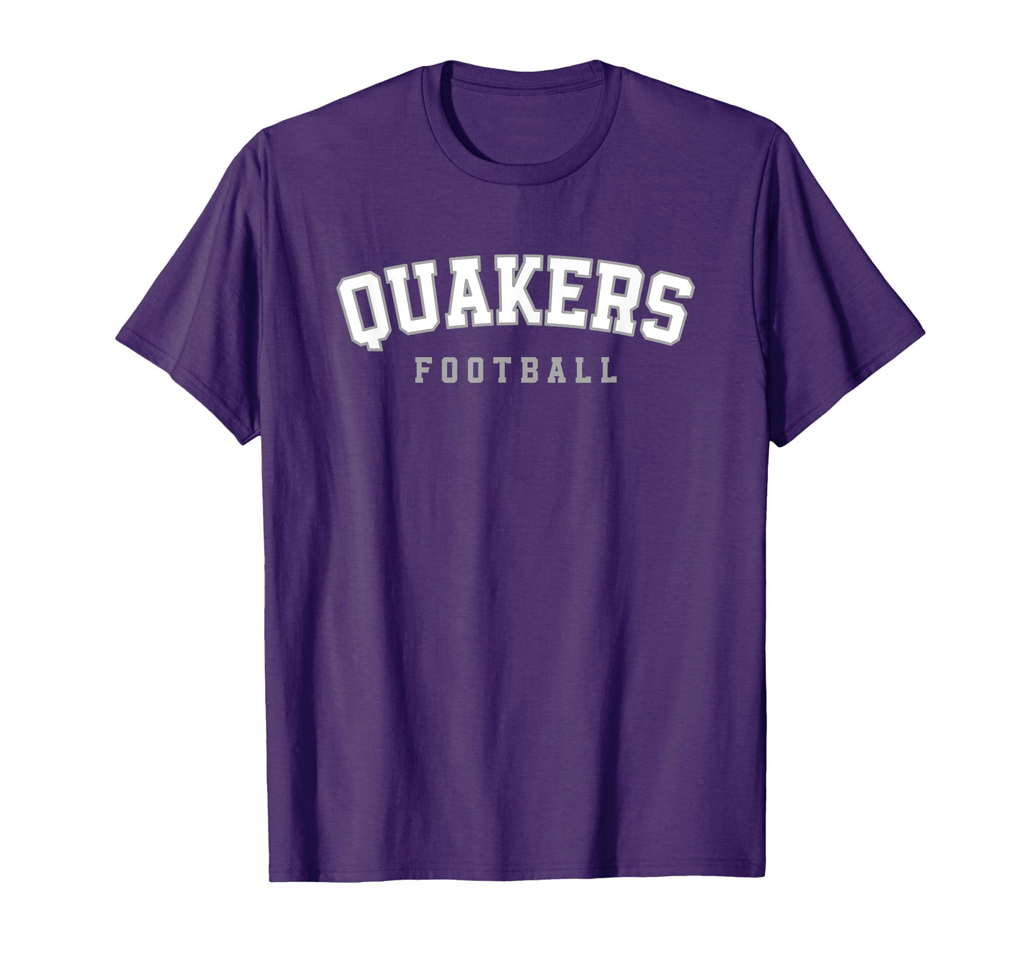 Quakers Plainfield Vertical Arch Football HS T-Shirt