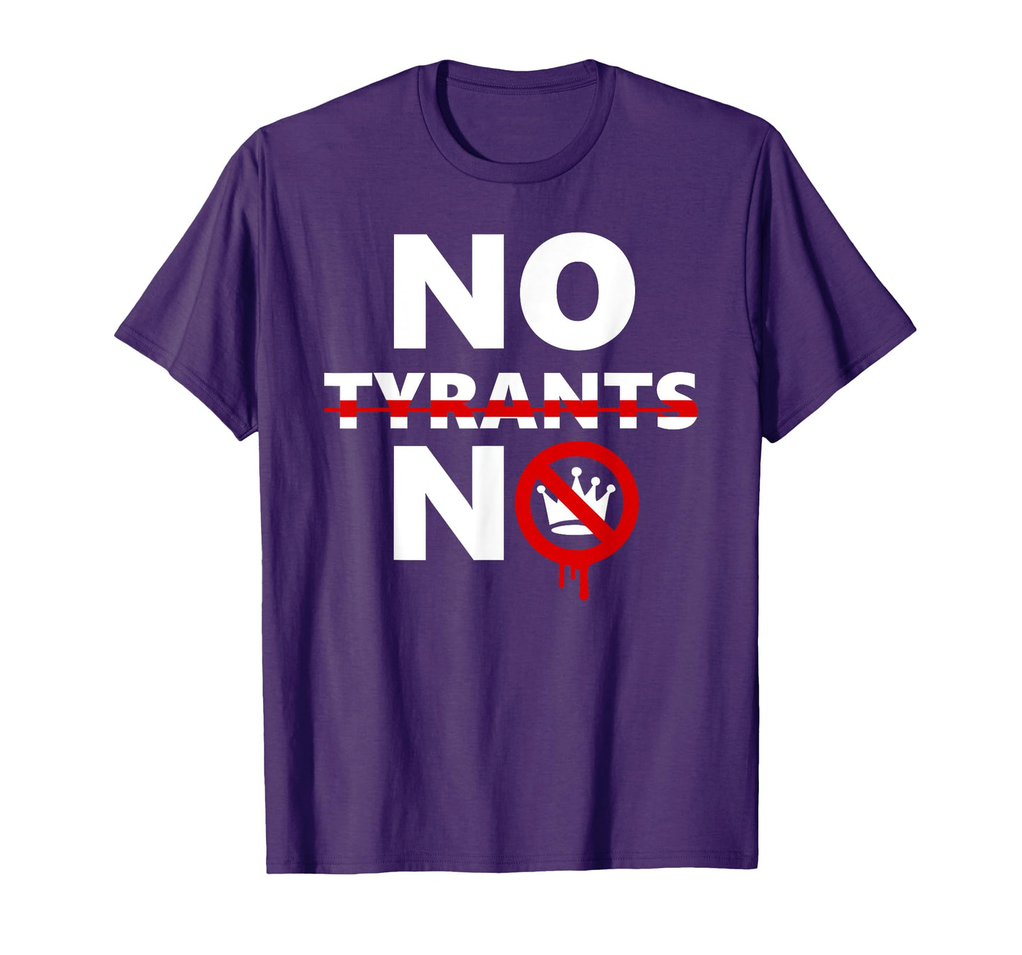 No Tyrants No Kings USA Resist Fascism Protest Anti-Fascism T-Shirt