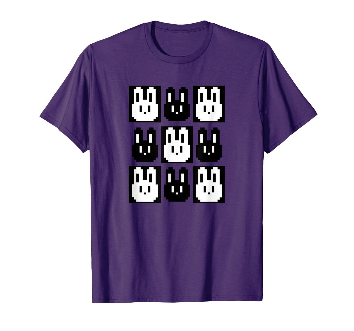 Pixel rabbit retro gaming fun T-Shirt