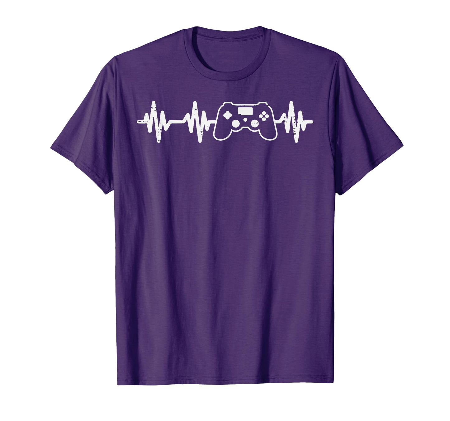 Gaming Heartbeat Game Controller Gamer Boys Kids Men Teen T-Shirt