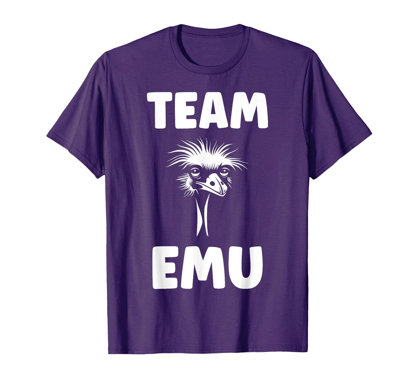 Funny Animals Emus Minimalist Bird Simple Team emu T-Shirt