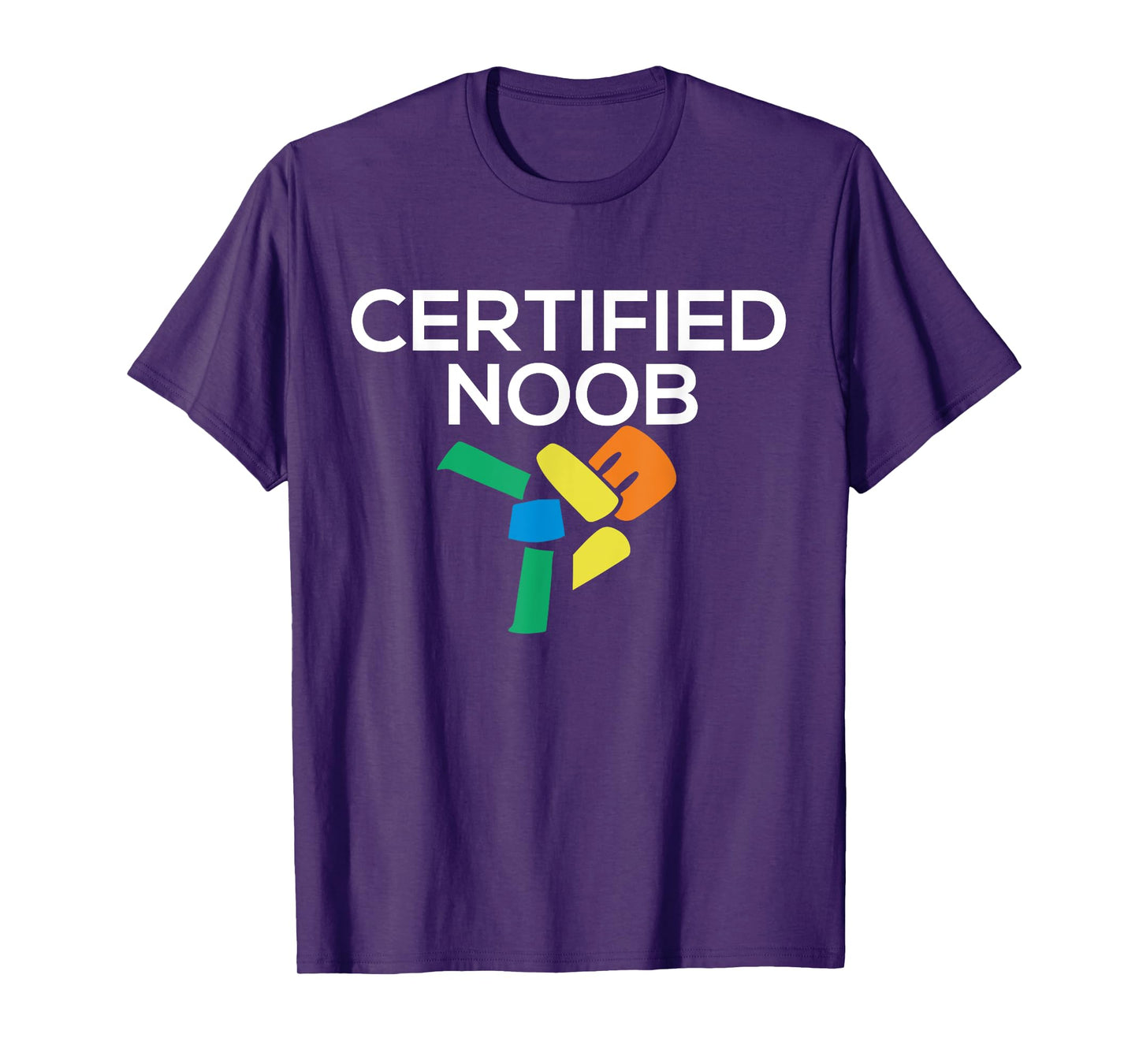 Certified Noob Game Blox Noob Gaming Meme Funny Blox Gamers T-Shirt