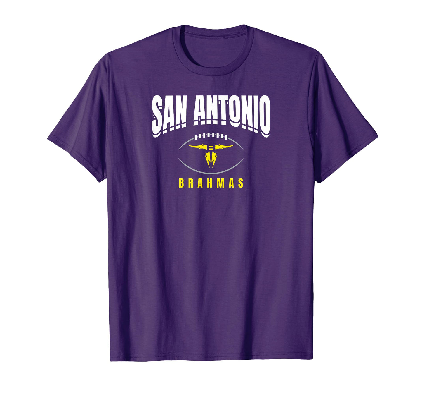 San Antonio Brahmas: Football Outline T-Shirt