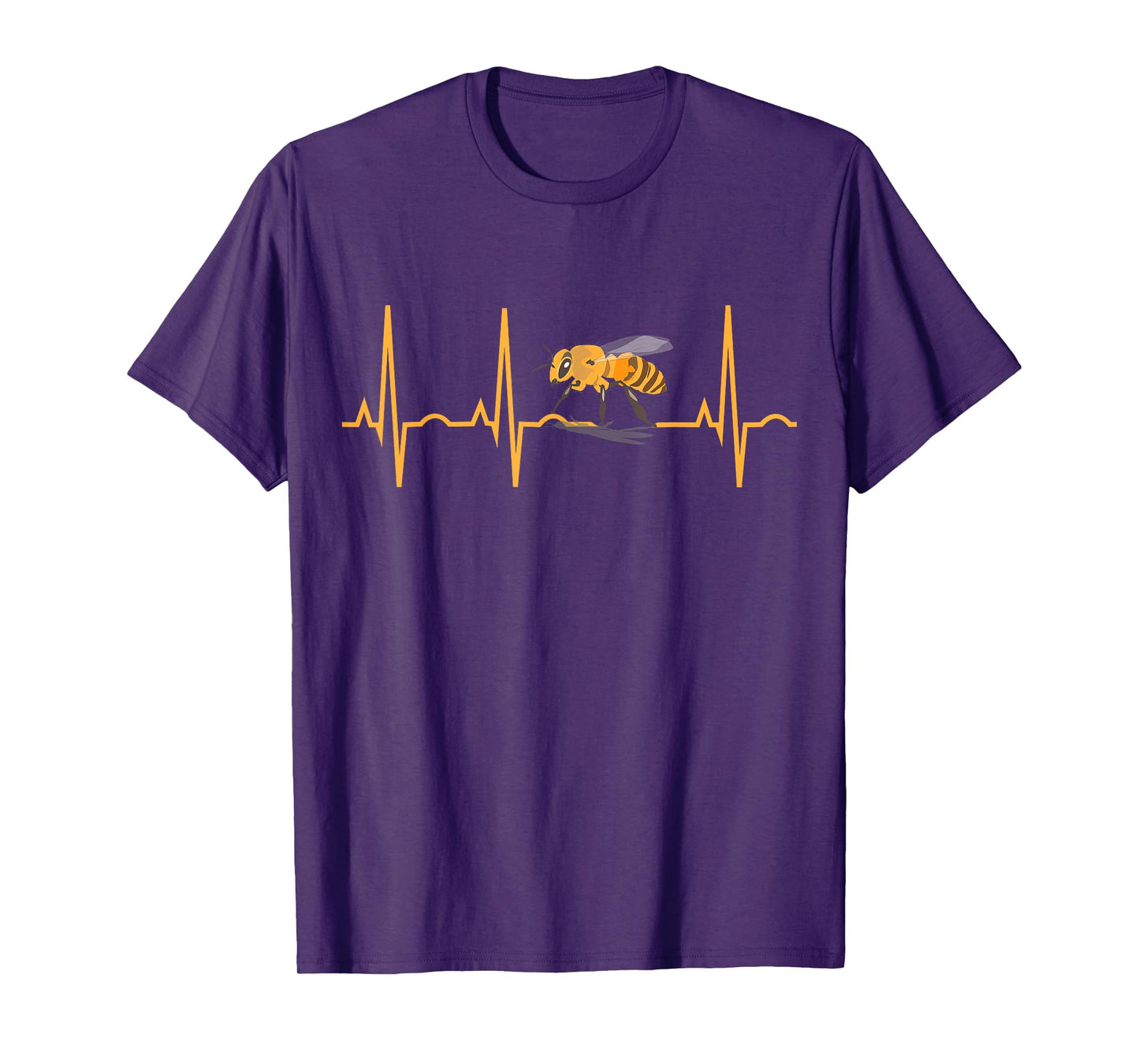 Bee Lover Gifts - Honeybee Heartbeat TShirt Men Women Kids T-Shirt