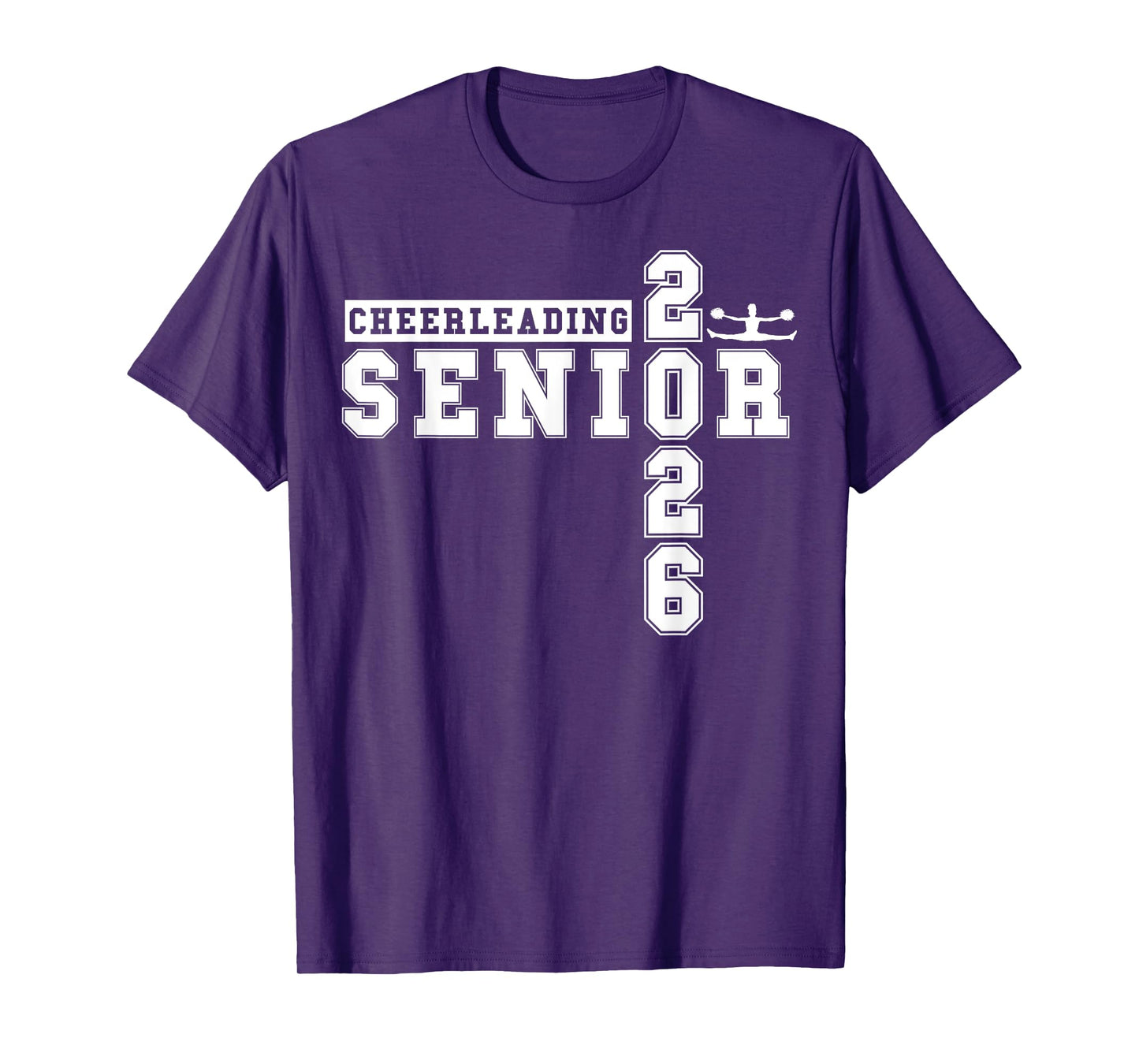 Cheerleading Senior Night Cheer Senior 2026 Graduation 2 T-Shirt