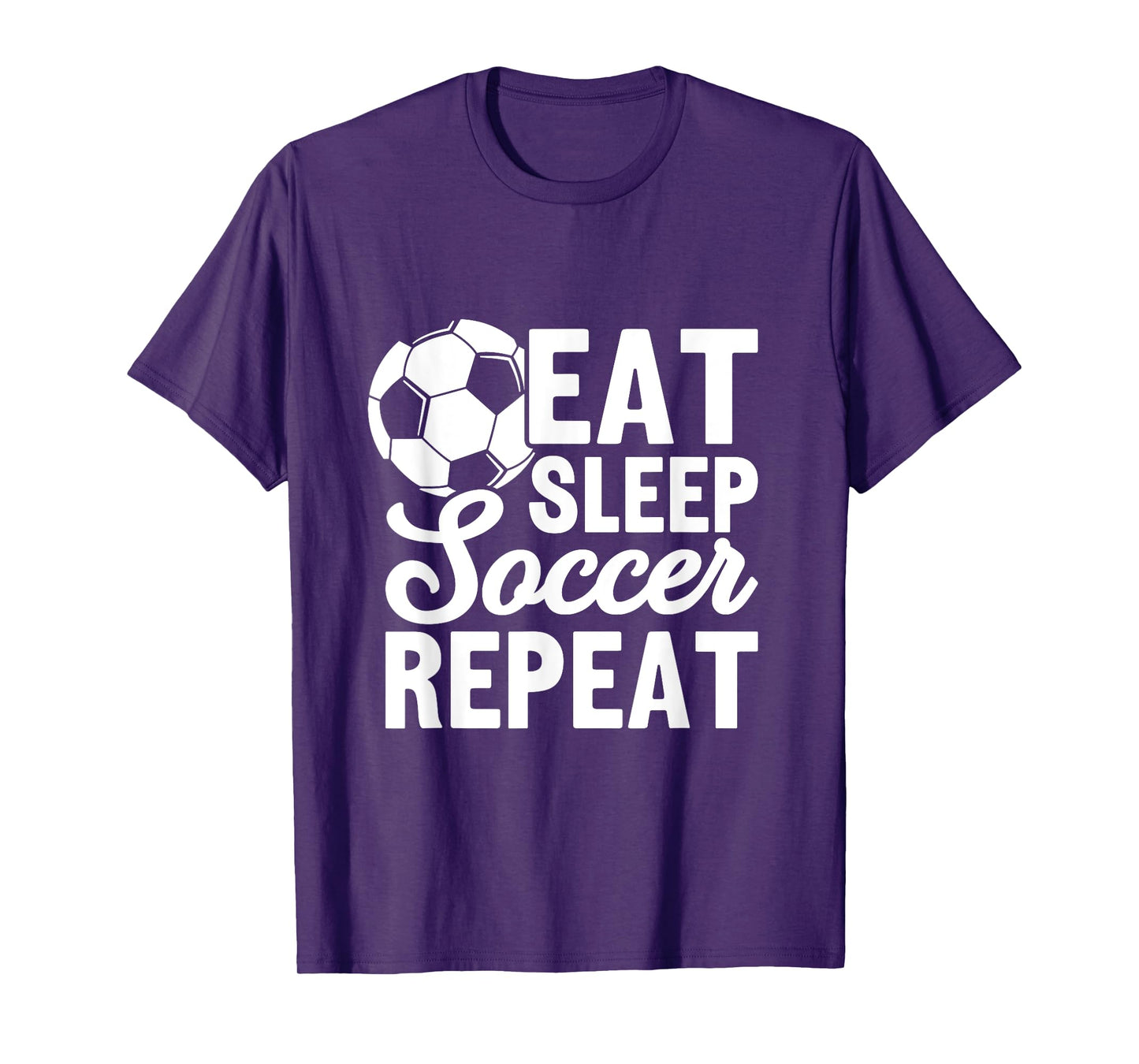 Eat Sleep Soccer Repeat Kids T-Shirt