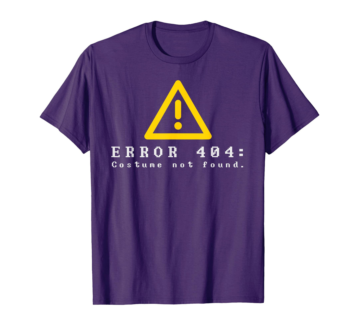 Error 404 Costume Not Found Funny Halloween Computer Geek T-Shirt