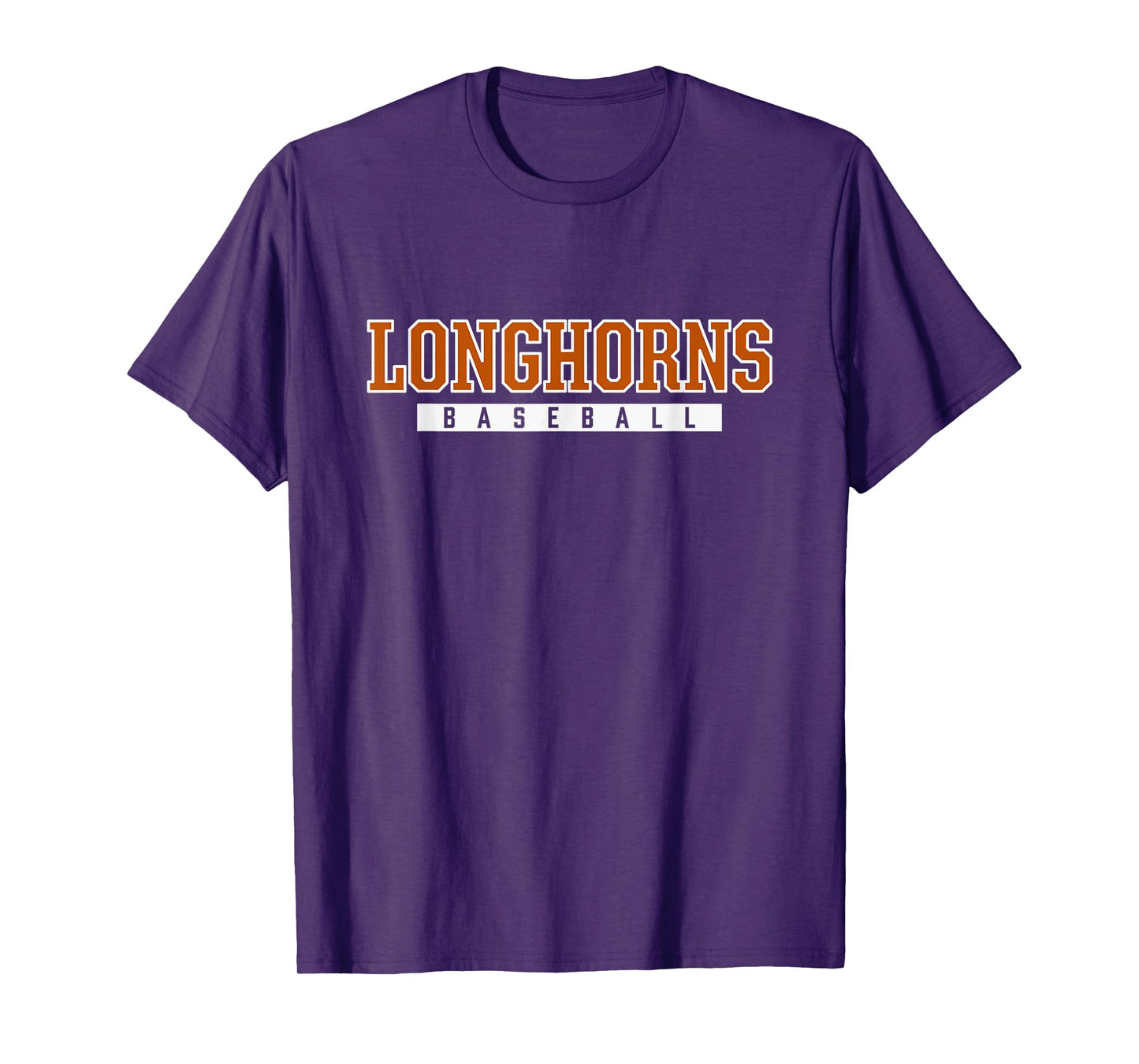 United Longhorns Baseball T-Shirt
