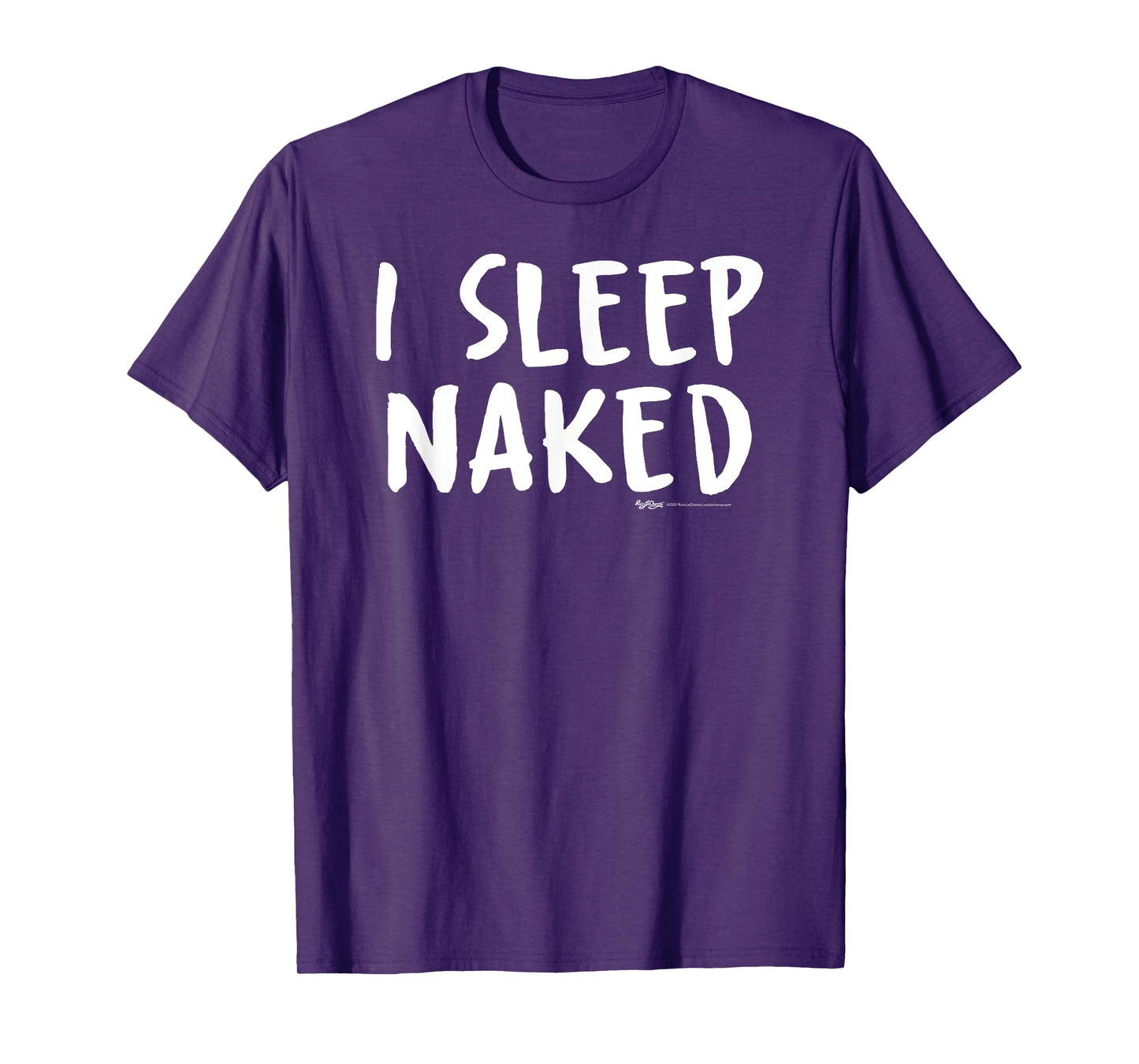 I Sleep Naked Nap T-Shirt