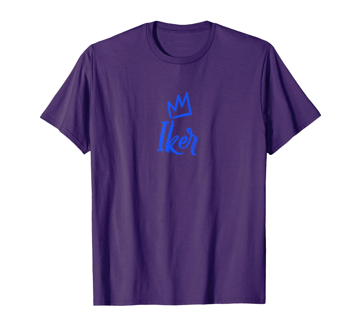 Iker the King / Blue Crown & Name for Men Called Iker T-Shirt