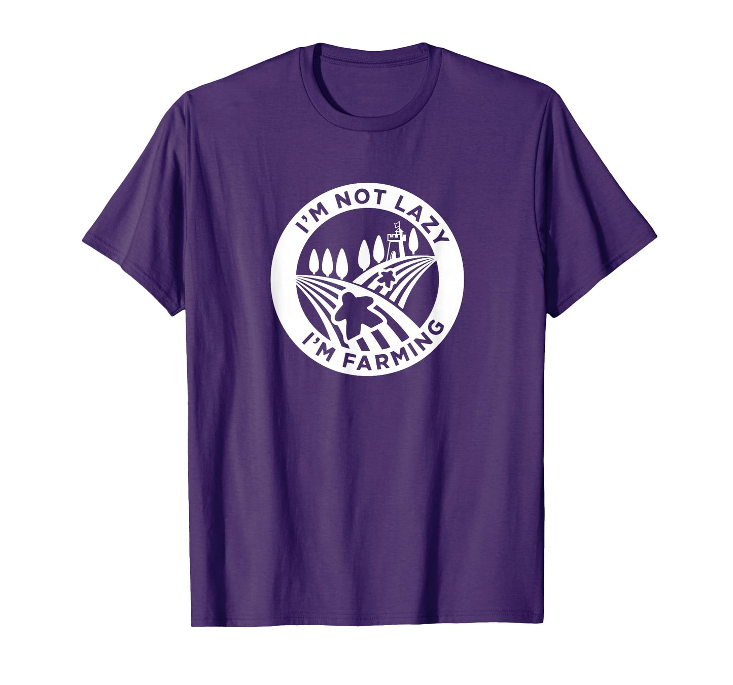 Meeple Design for Board Game Lovers,I'm Not Lazy,I'm Farming T-Shirt