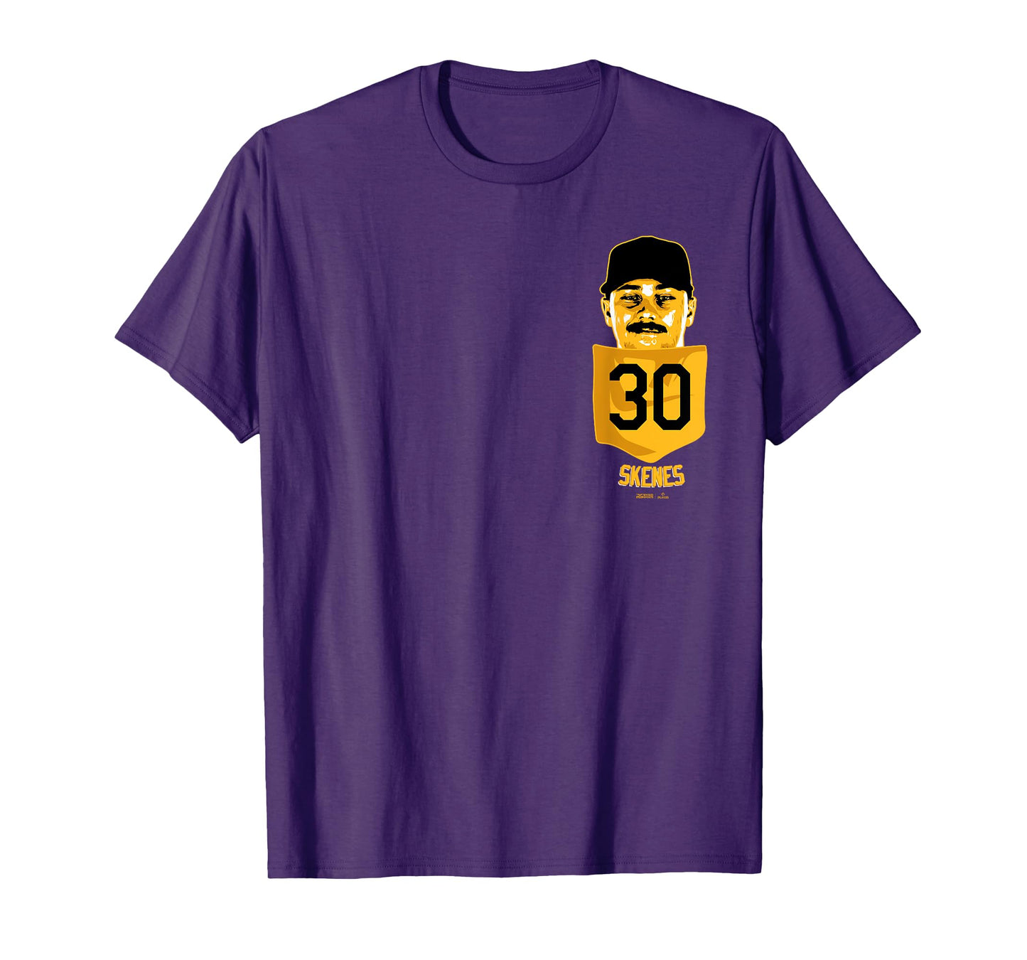 Paul Skenes Pittsburgh Baseball Pocket Tee MLBPA T-Shirt