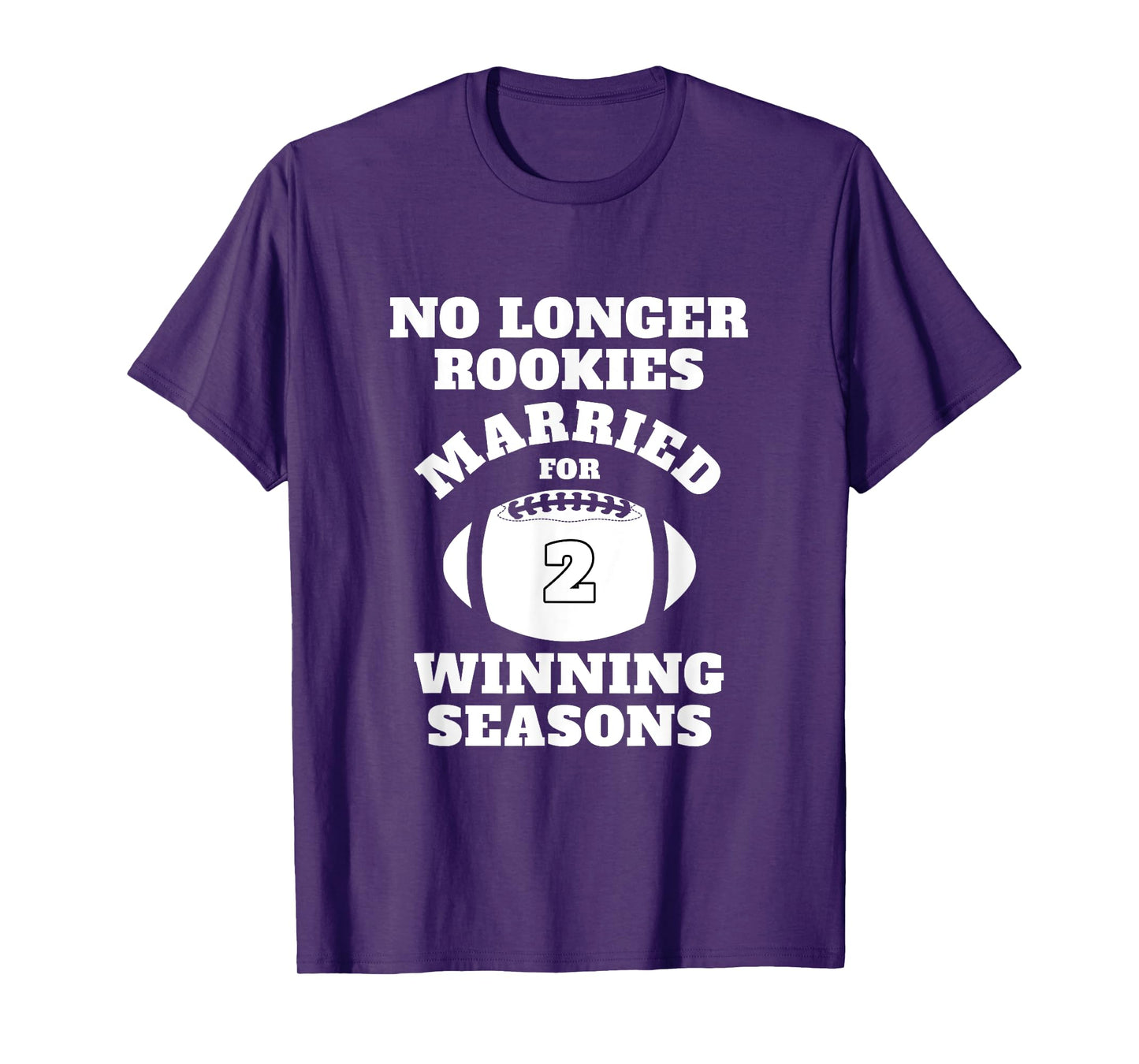2nd Wedding Anniversary Gift Football Him Husband Her Shirt T-Shirt