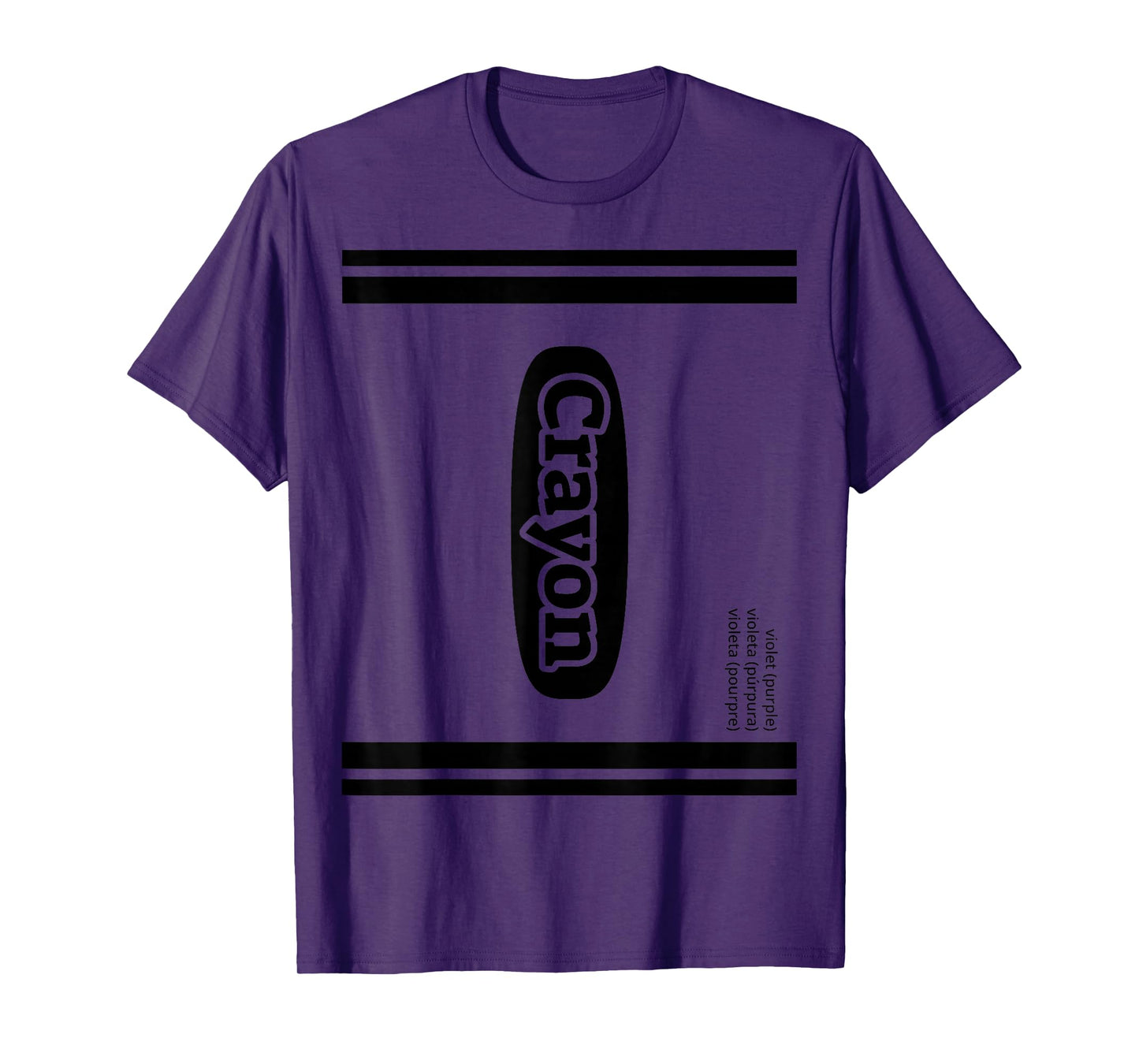 Crayon Violet (Purple) Group Costume T-Shirt