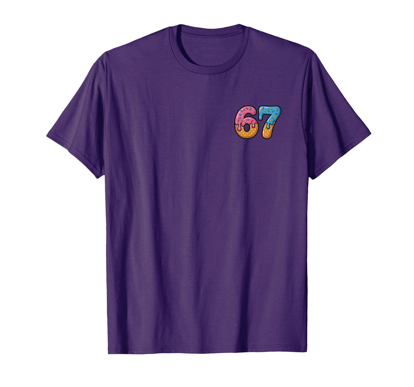 Six Seven Ice Cream Drip Sport 67 Fun Mason Meme T-Shirt