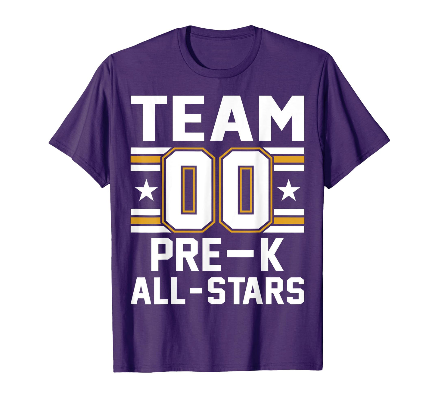 Kids Sports Preschool Team Pre-K All Stars Jersey T-Shirt