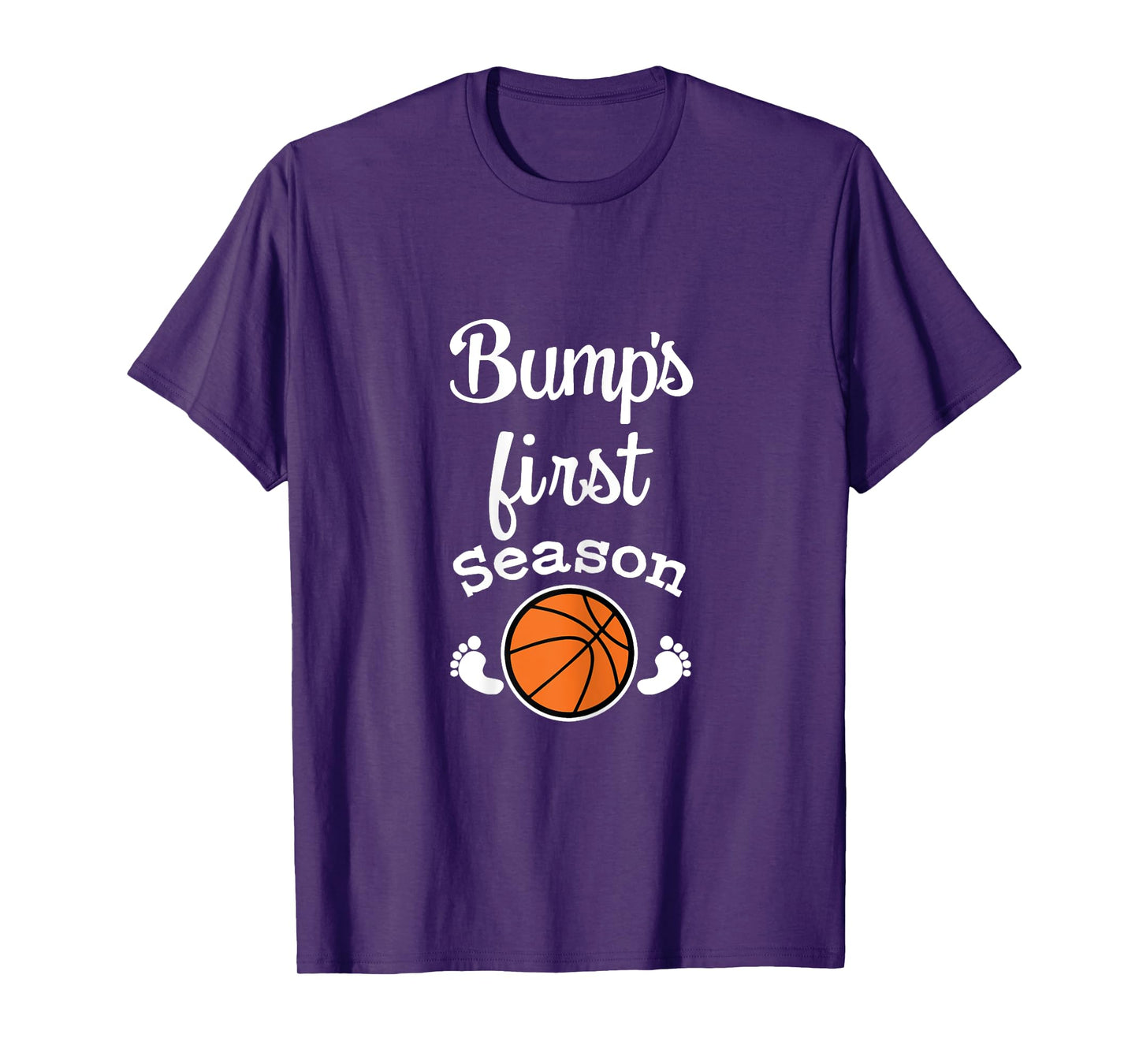 Baby Bump's First Basketball Season Women's Expecting Shirt T-Shirt