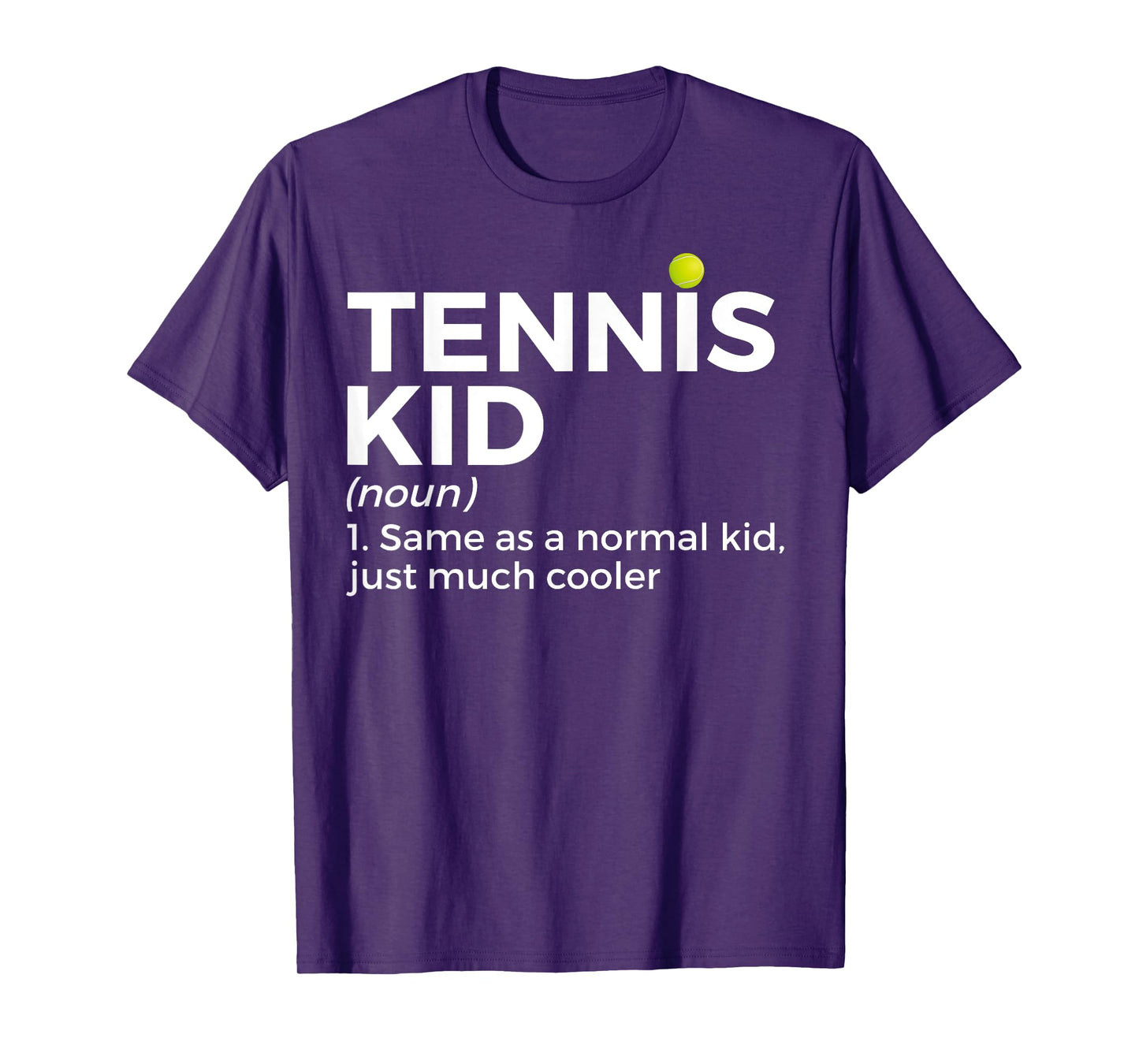 Funny Tennis Kid Definition Tennis Player T-Shirt