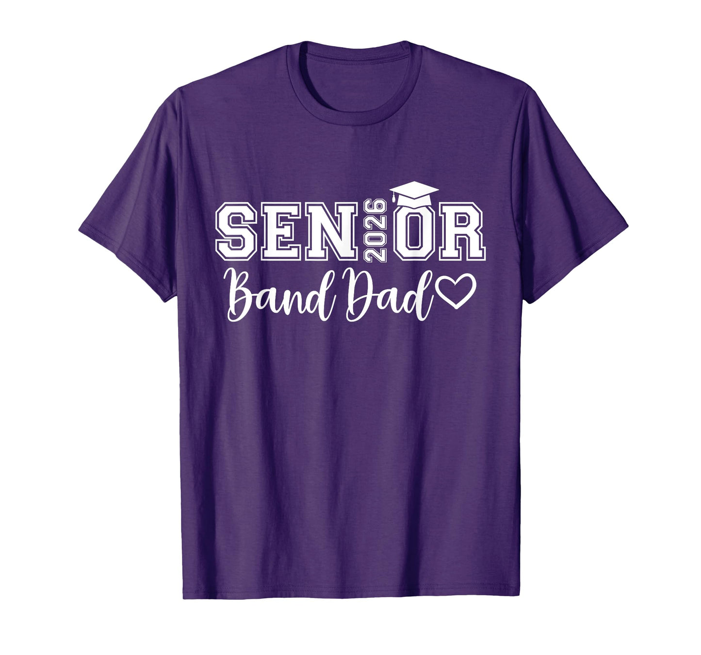 Senior Band Dad 2026 Marching Band Parent Class of 2026 T-Shirt