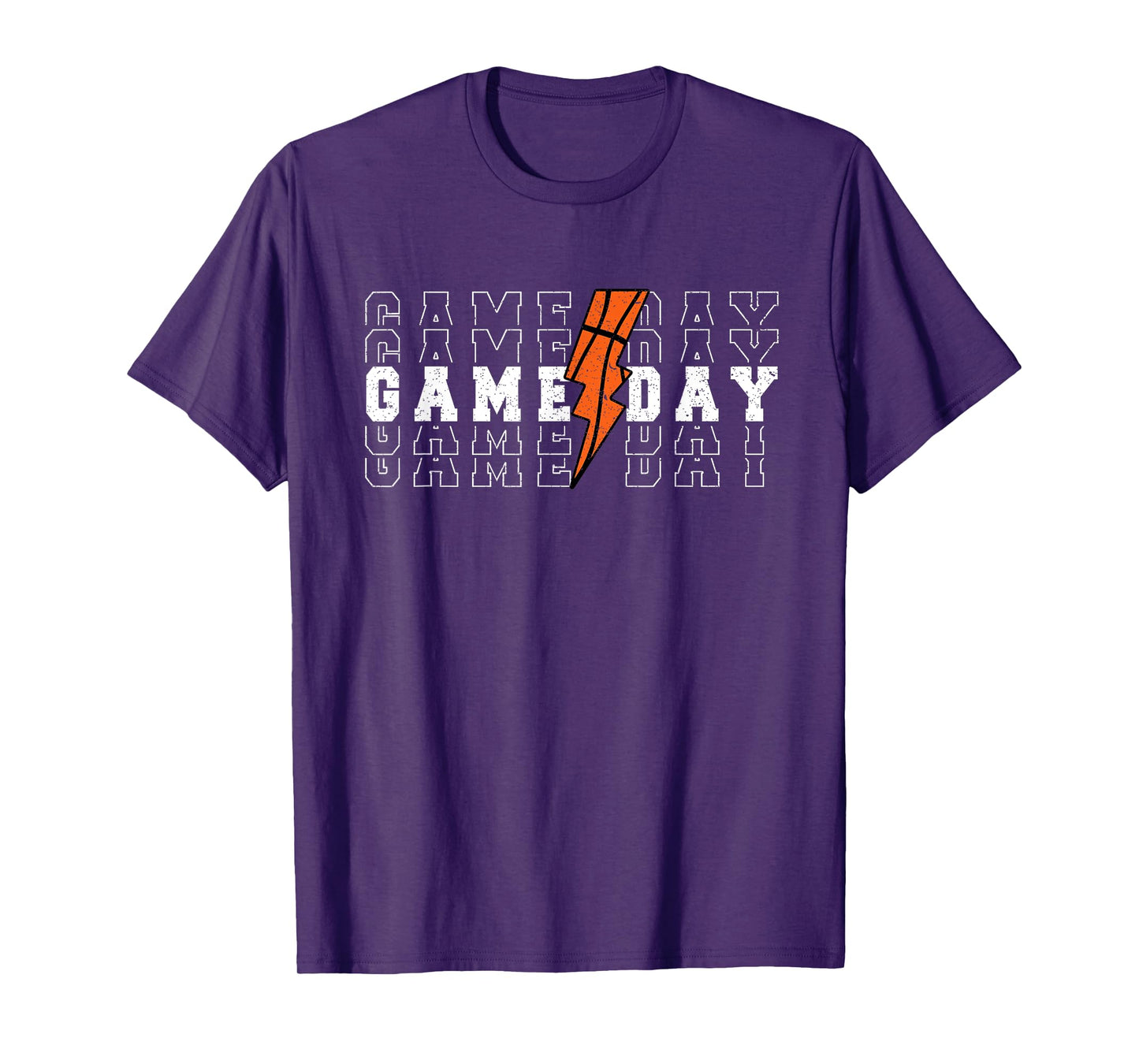 Game Day Basketball Lightning Sport Player Coach Supporter T-Shirt