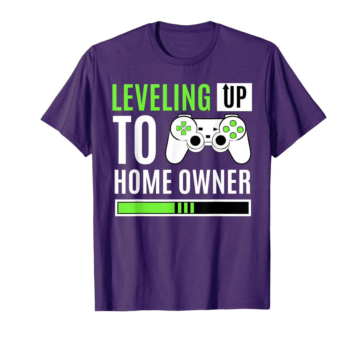 Leveling Up To Home Owner Gaming House Warming Celebration T-Shirt