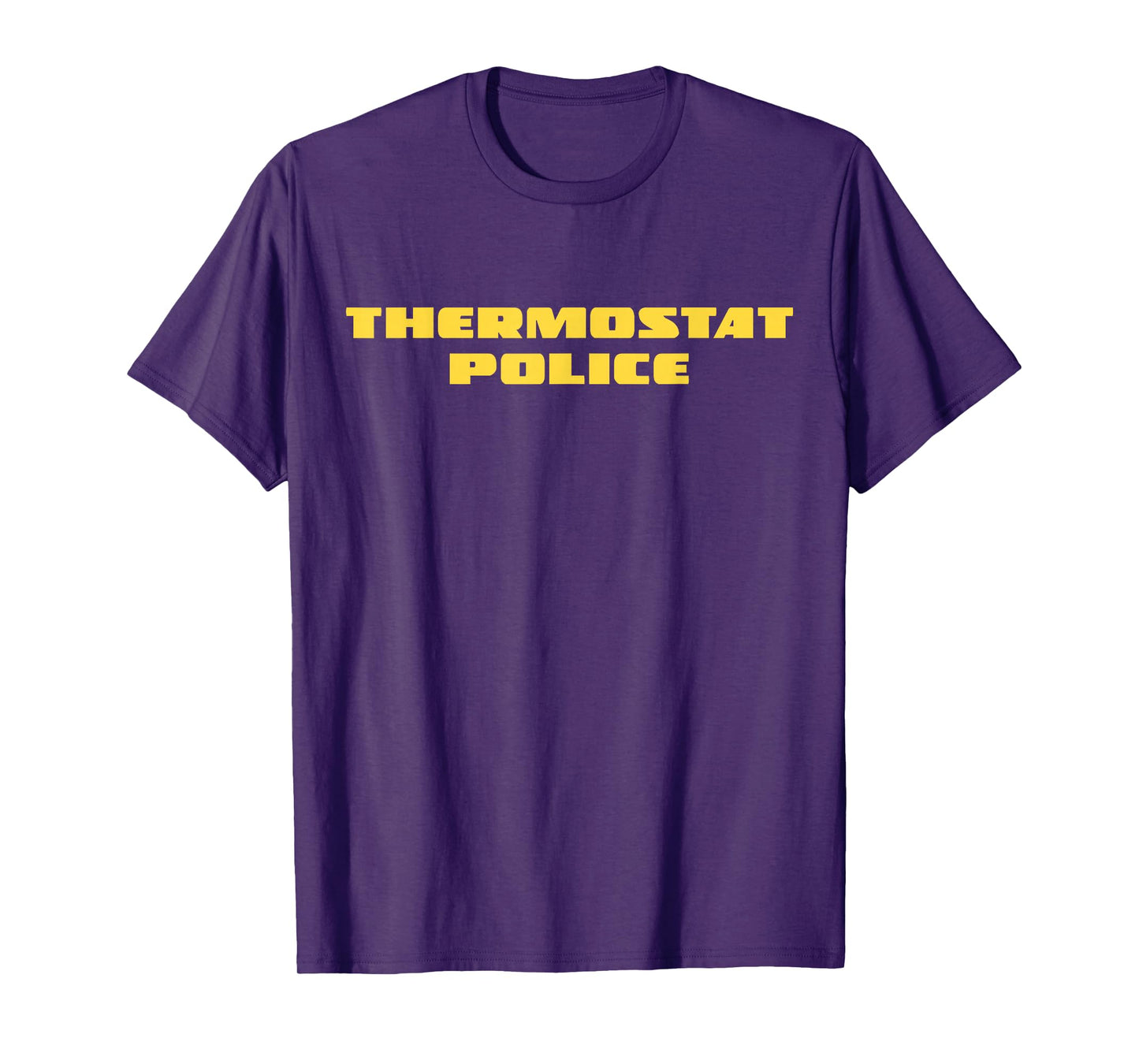 Thermostat Police T-Shirt, Small, Black