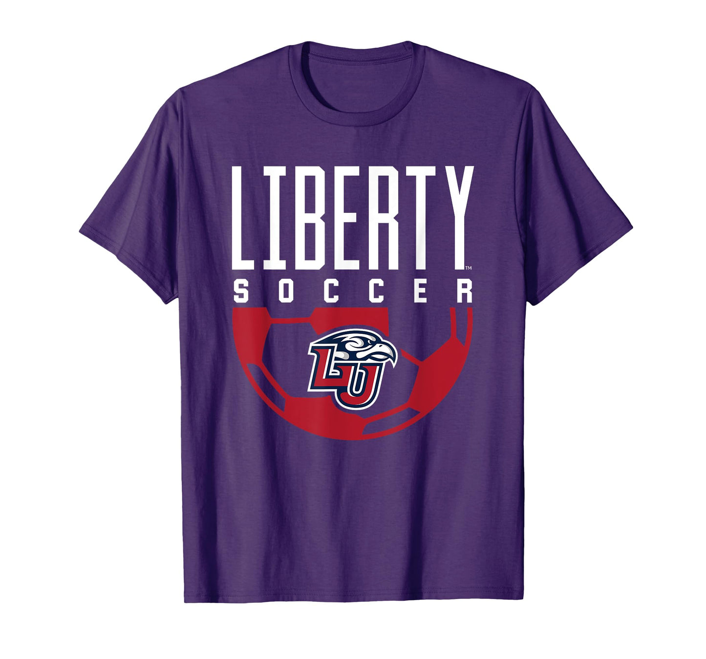 Liberty University Flames Soccer Arch T-Shirt