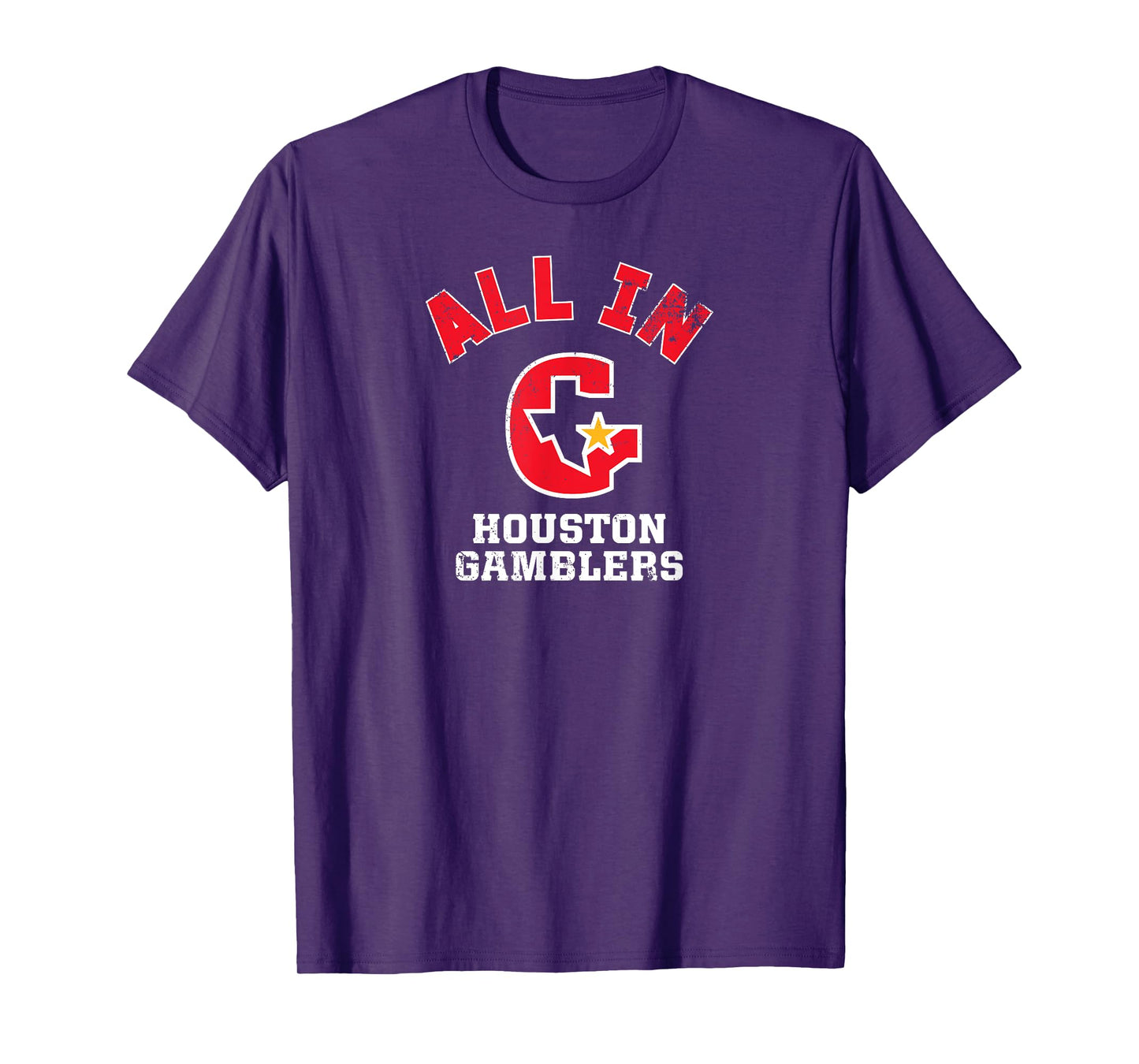 Houston Gamblers: All In T-Shirt