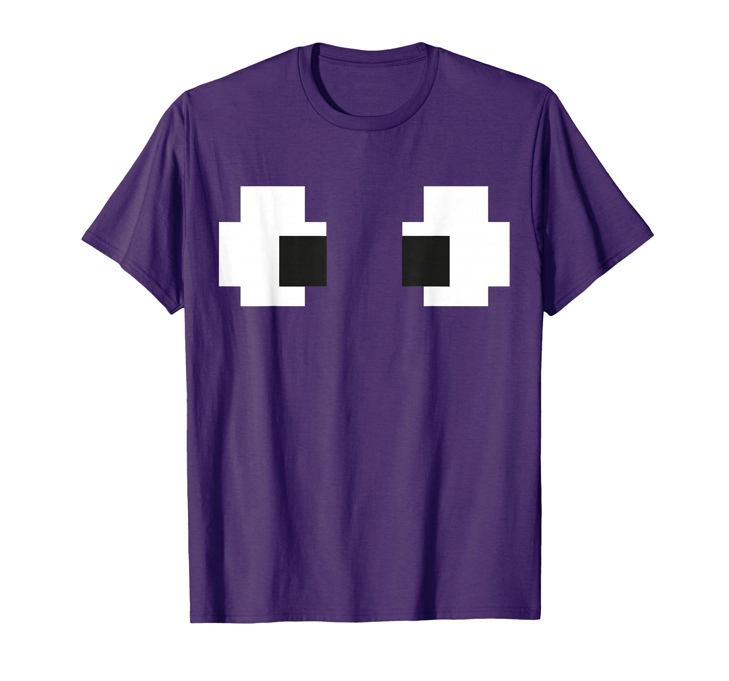 Retro Arcade Game Ghost Eyes Halloween Group Costume T-Shirt