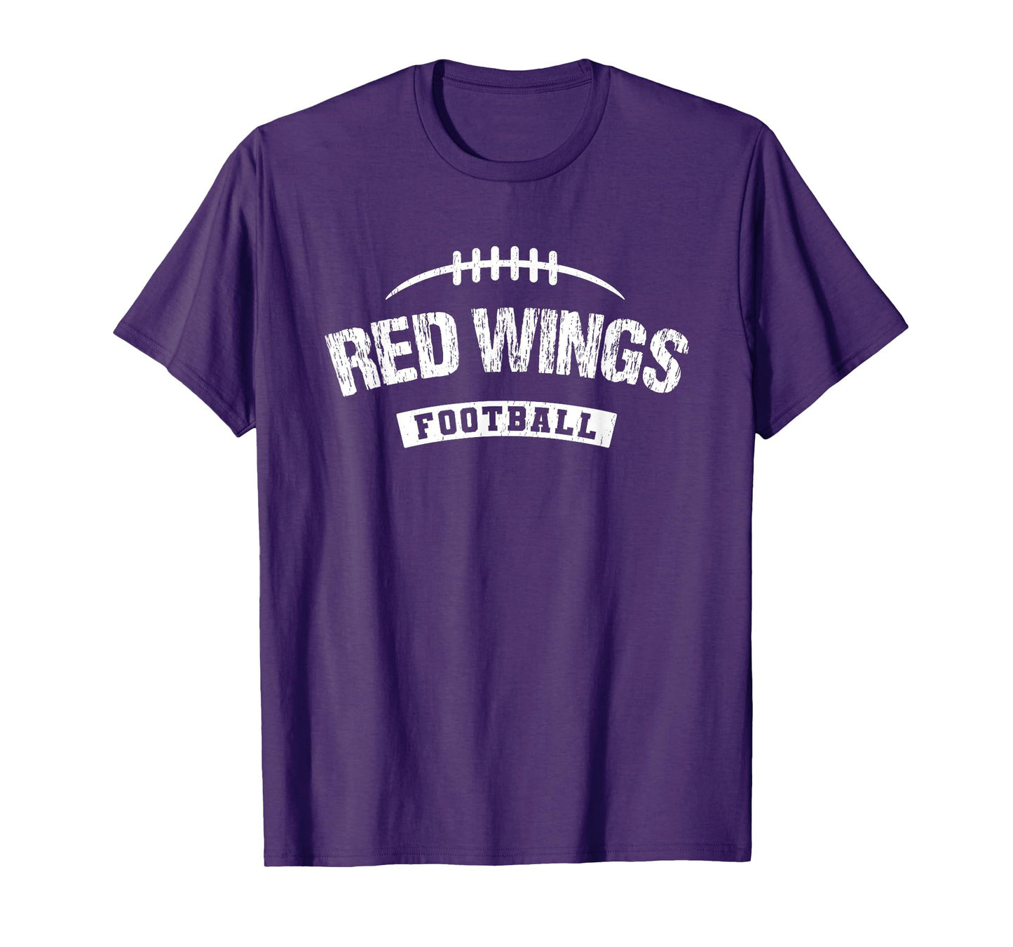 Red Wings Saint Johns Football Distressed HS T-Shirt