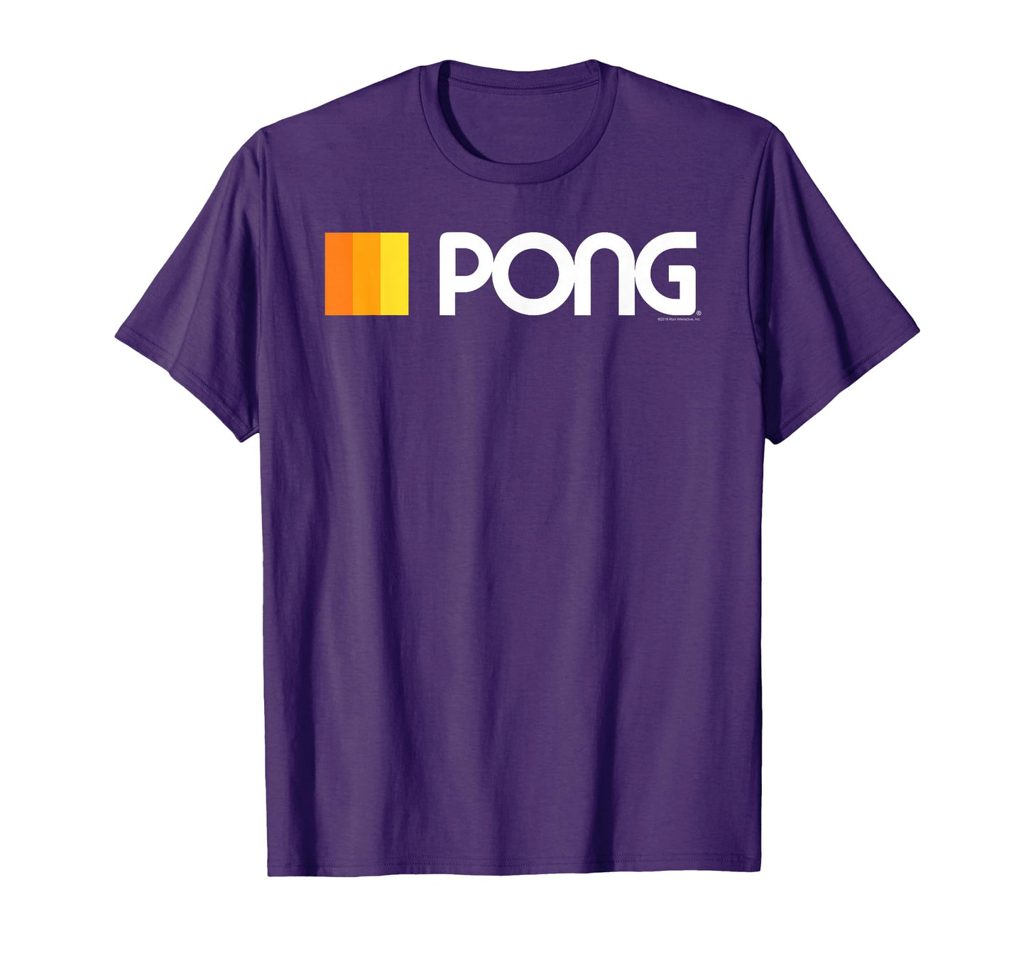 ATARI White Type Pong T-Shirt