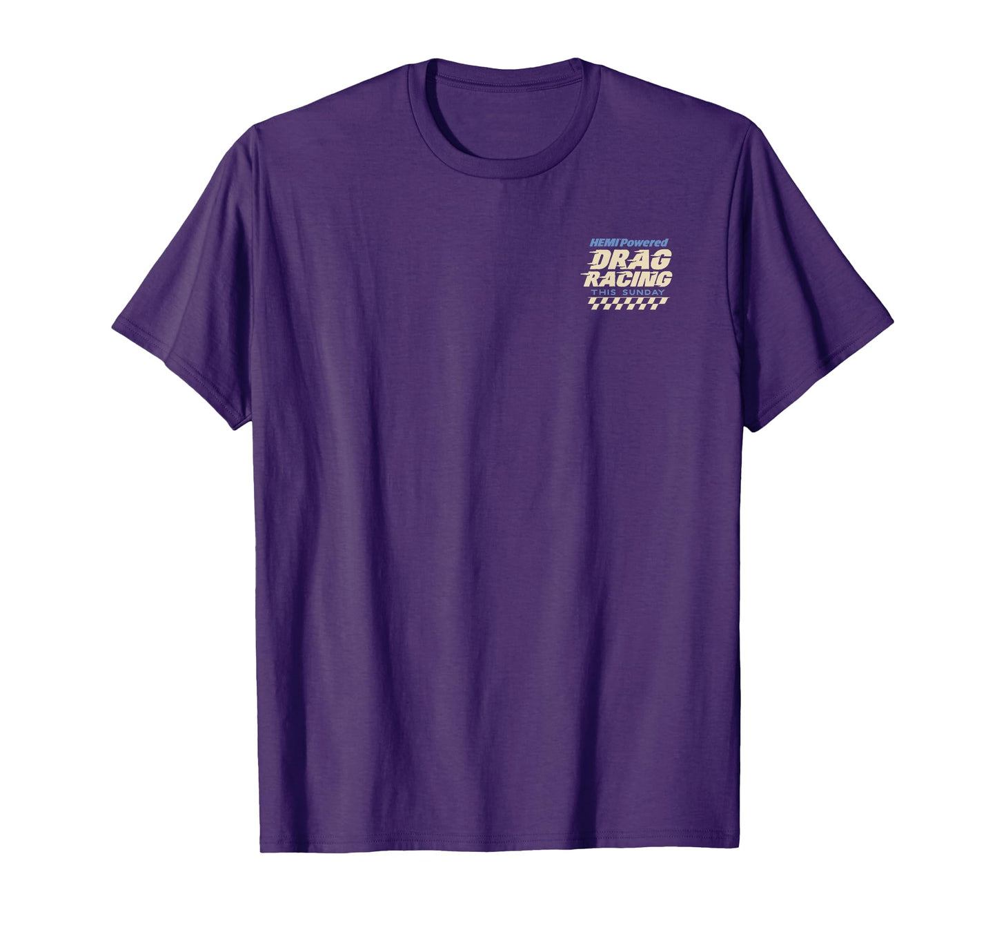 Dodge Drag Racing T-Shirt - Black, Small, Unisex, Short Sleeve, Crew Neck, Classic Fit, 100% Polyester, Licensed Design, Racing Enthusiasts, All Ages