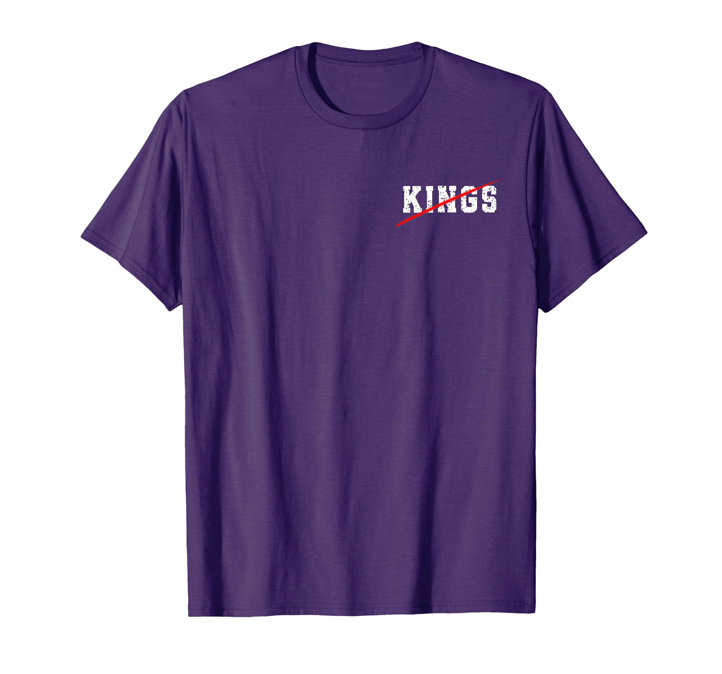 No Kings Minimalist Subtle Protest Patriotic Democracy T-Shirt