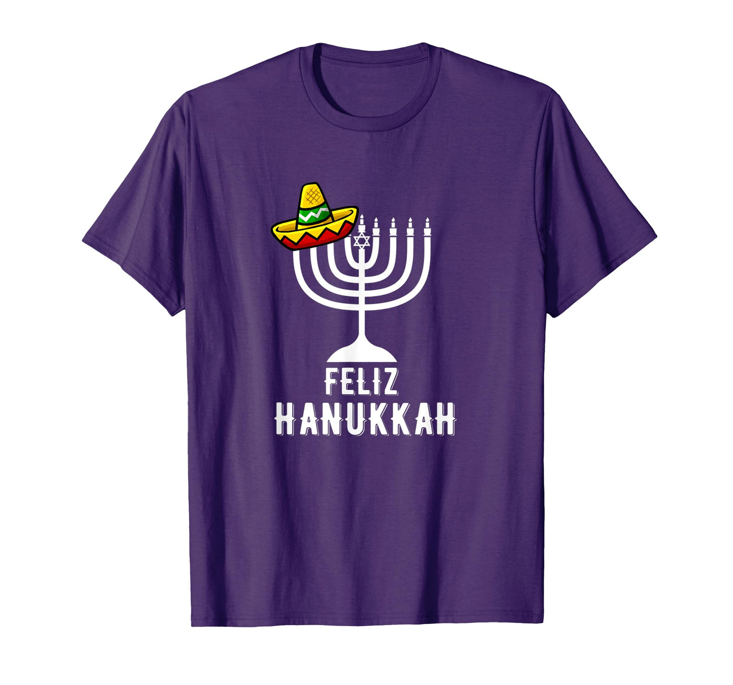Feliz Hanukkah Awesome Menorah Chanukah Get Lit Dreidel T-Shirt