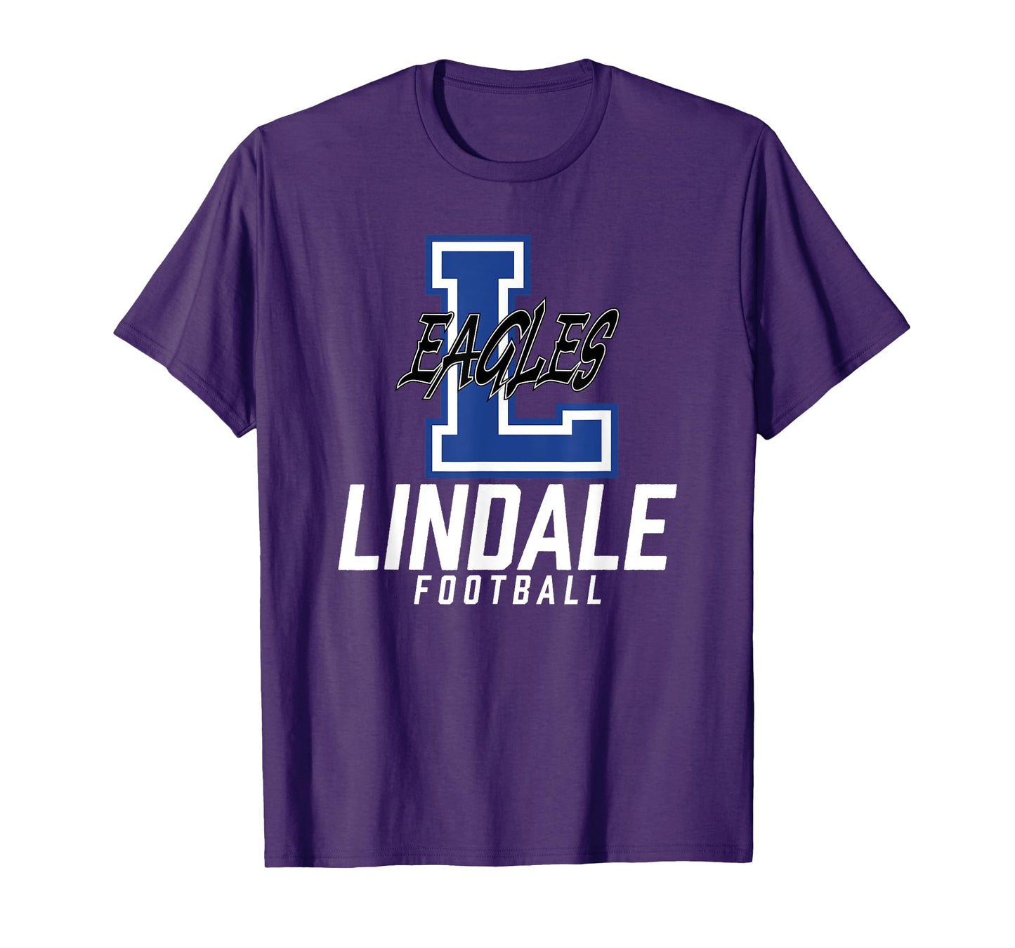Lindale Eagles Logo Football Team HS T-Shirt