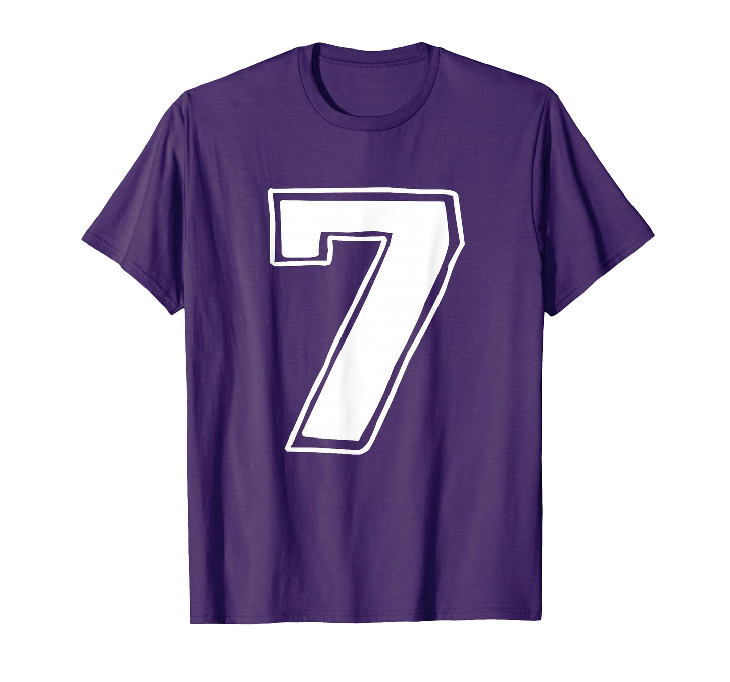 Number 7 Six Seven 6 7 Meme 67 Funny 7th Birthday 7 Years T-Shirt