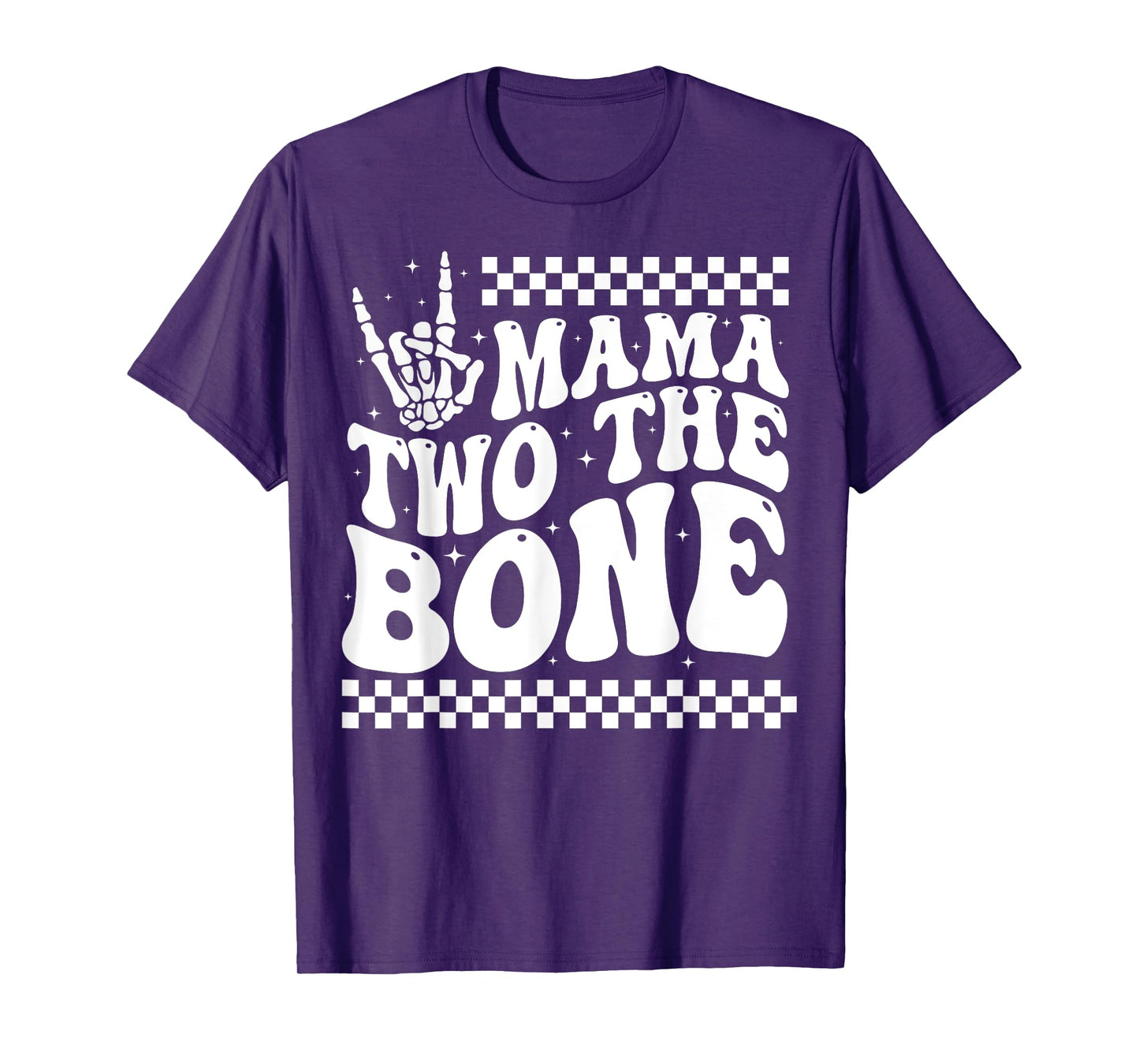 Funny 2nd Birthday Boy Mama Of The Bad Two The Bone Family T-Shirt
