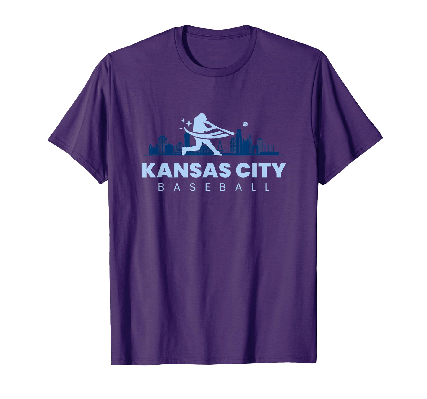 Kansas City Baseball Vintage Minimalist Retro Baseball Lover T-Shirt