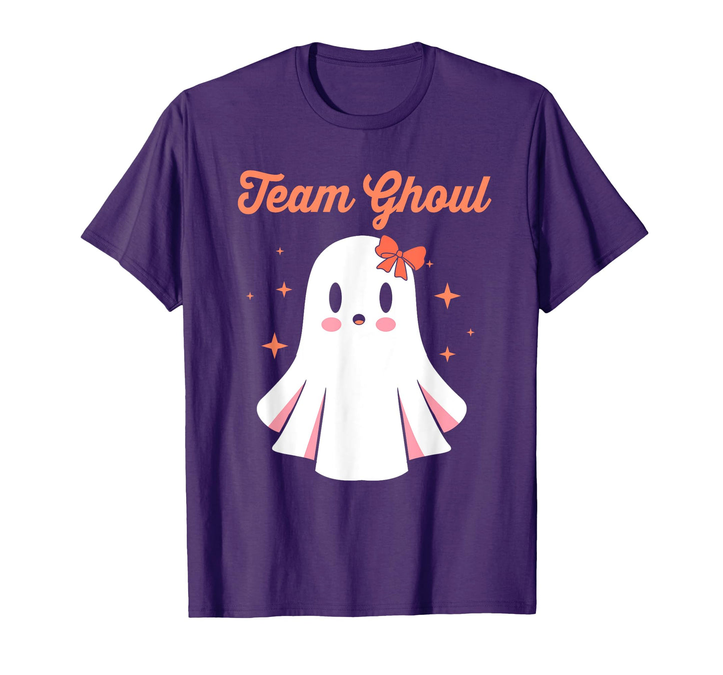 Baby Shower Team Girl Halloween Gender Reveal Team Ghoul T-Shirt