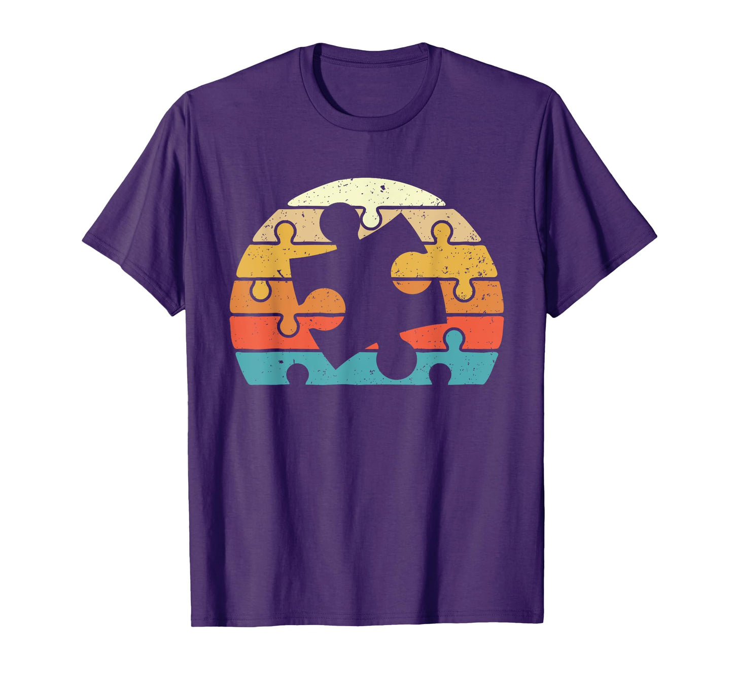 Puzzle Retro Piece - Puzzles Game Puzzler Hobbyist T-Shirt