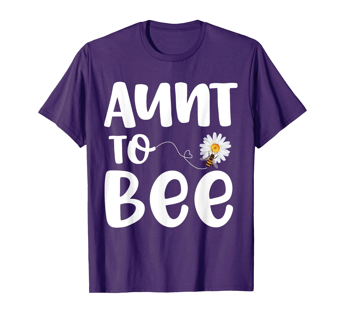 Pregnancy Announcement Aunt To Bee Gender Reveal Baby Shower T-Shirt