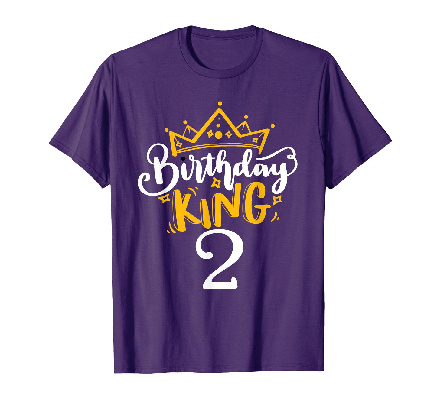 2nd Birthday King 2 Years Old Party Ideas For Boys T-Shirt