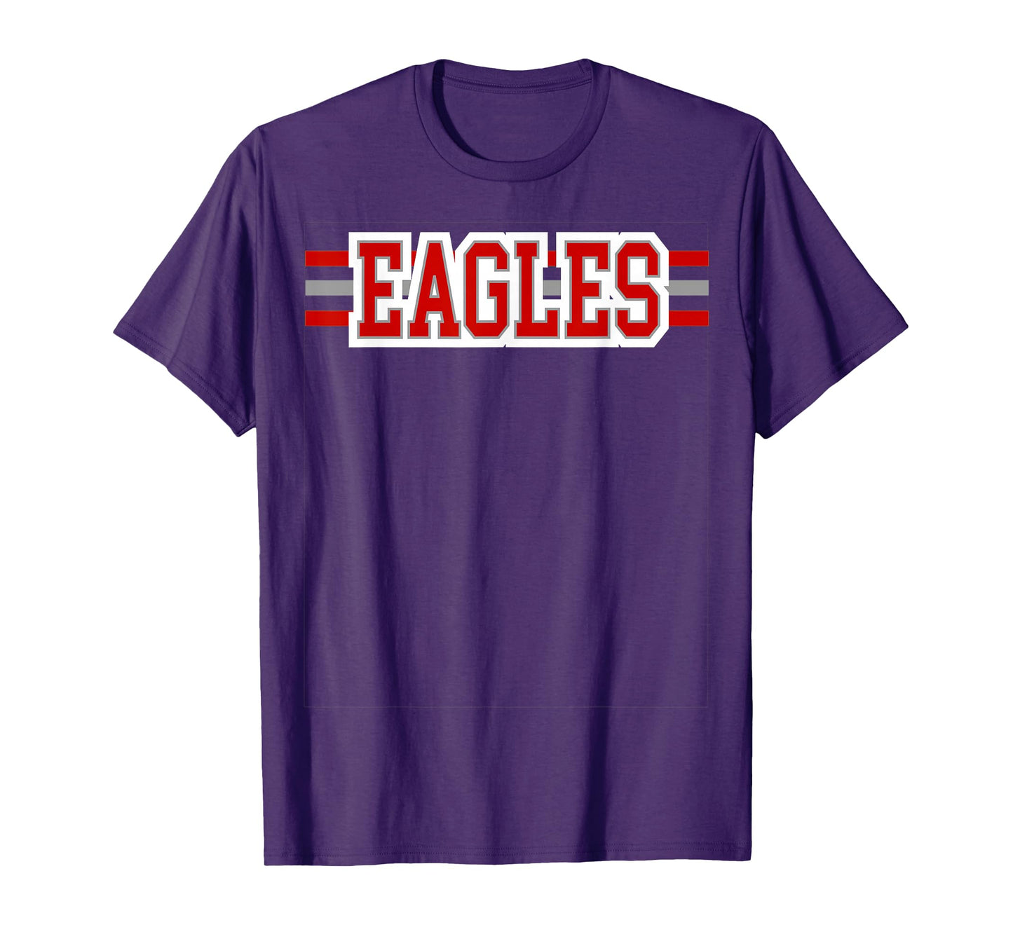Eagles Red White School Spirit T-Shirt