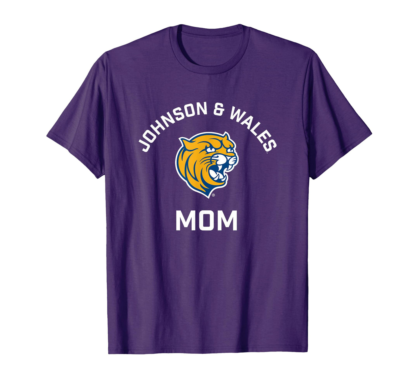Johnson and Wales University JWU Wildcats Arched Mom T-Shirt