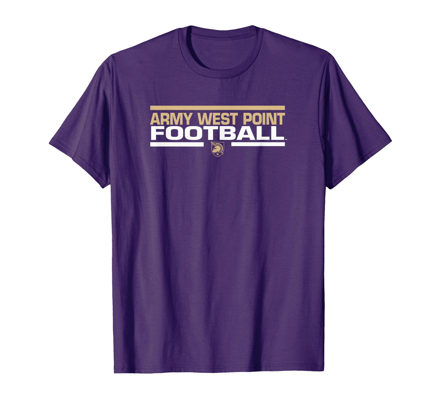 Army Black Knights Football Tackle Black Officially Licensed T-Shirt