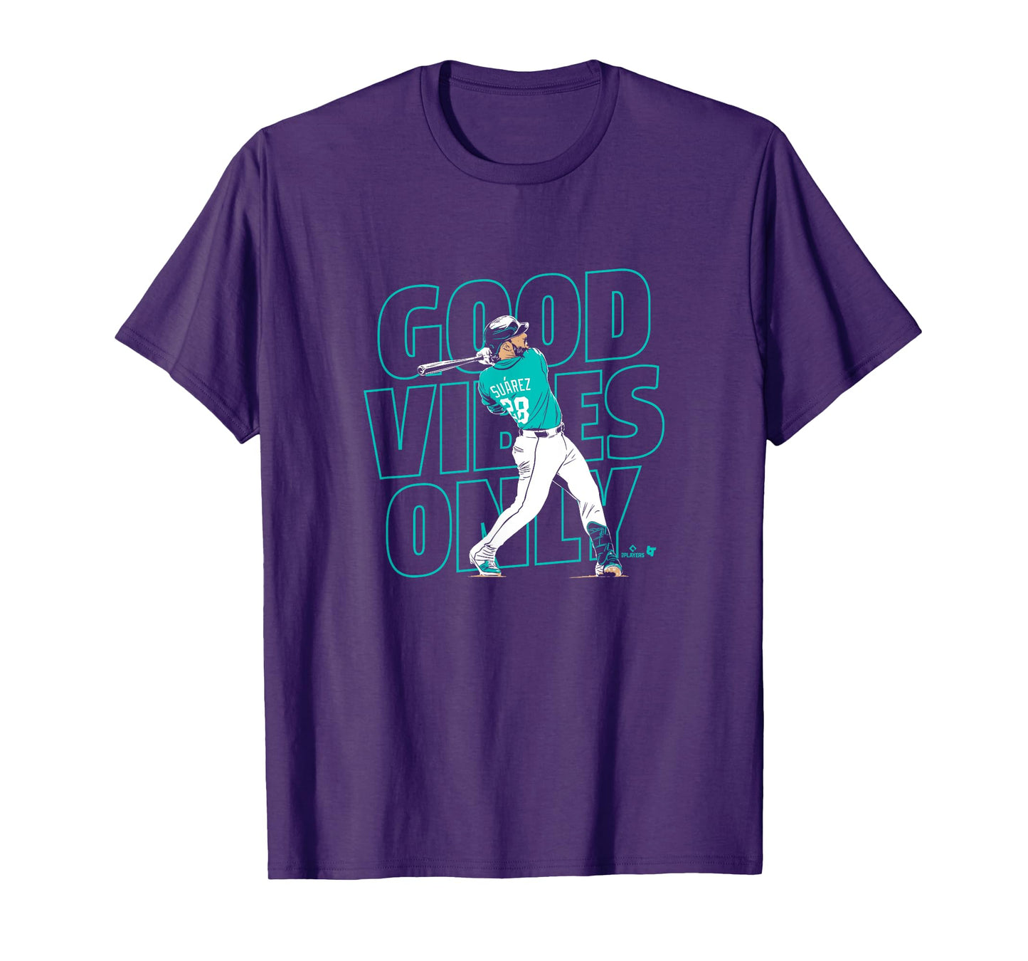Eugenio Suarez - Good Vibes Only - Seattle Baseball T-Shirt
