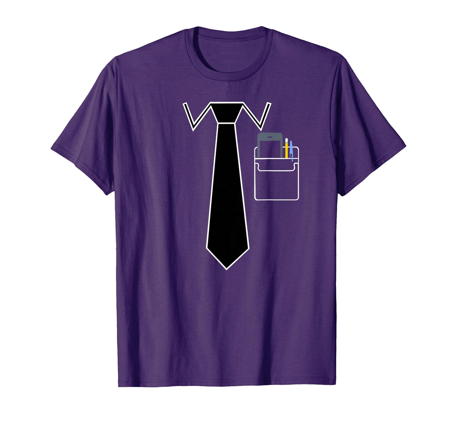 Tie With Pocket Protector Funny Nerd T-Shirt T-Shirt