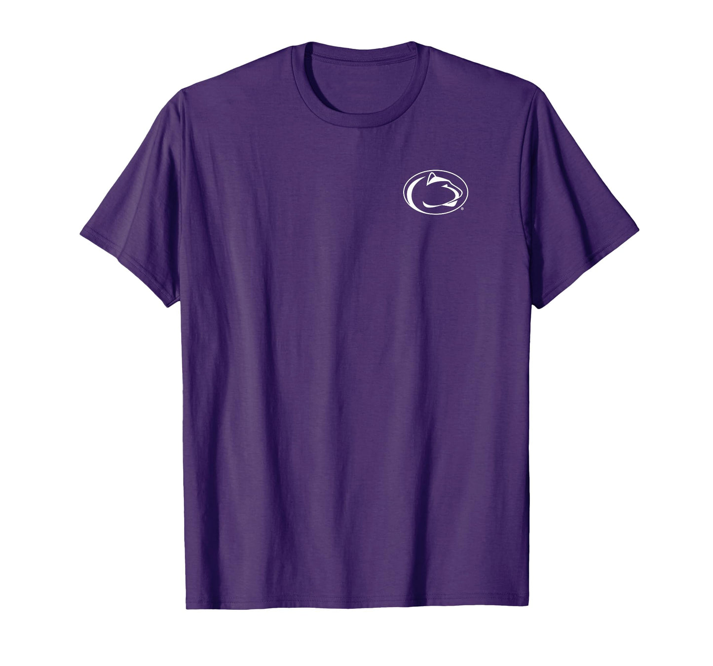Penn State Nittany Lions Front/Back Mascot Navy Blue T-Shirt